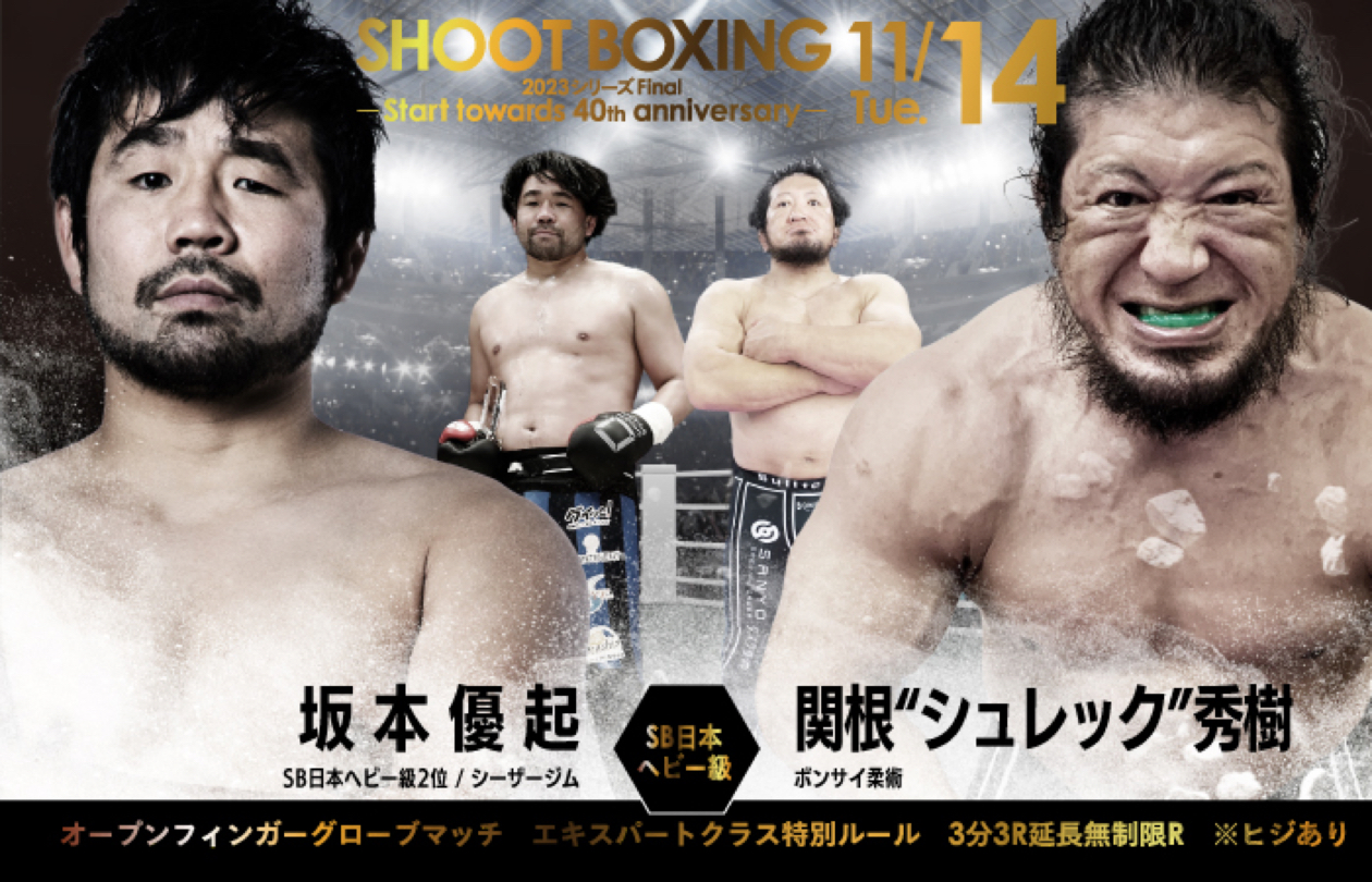 坂本優起 vs 関根シュレック秀樹