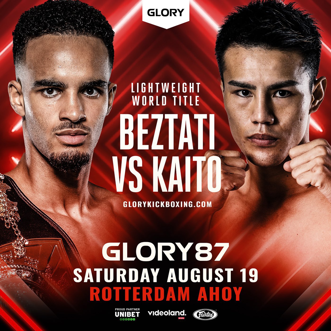 【GLORY】8.19海人が遂にGLORY世界タイトル挑戦！「絶対に勝つ。必ず勝つ。」 SHOOTBOXING｜シュートボクシング