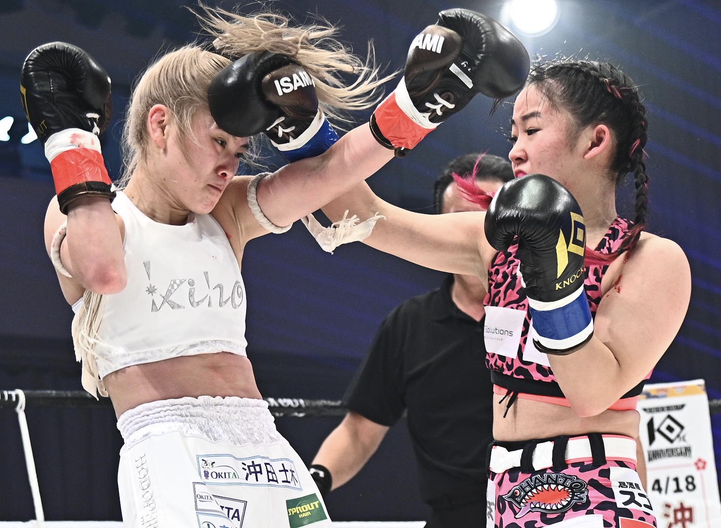 KNOCK OUT】風羽、初参戦で前王者Kihoを撃破 - SHOOTBOXING｜シュート