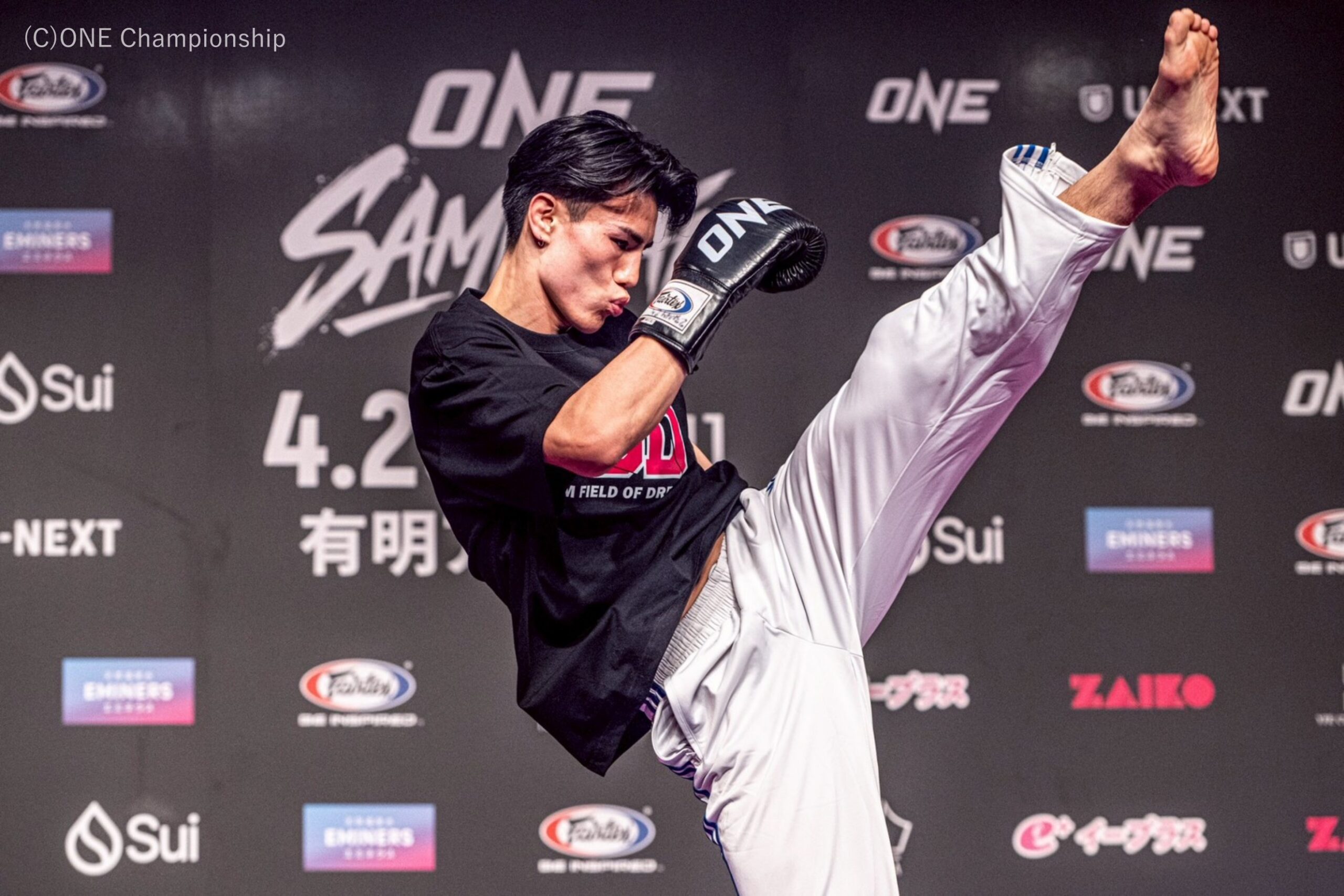 海人様 ONE】4.29 海人が公開練習でKO宣言「100％絶対に倒して勝ちます
